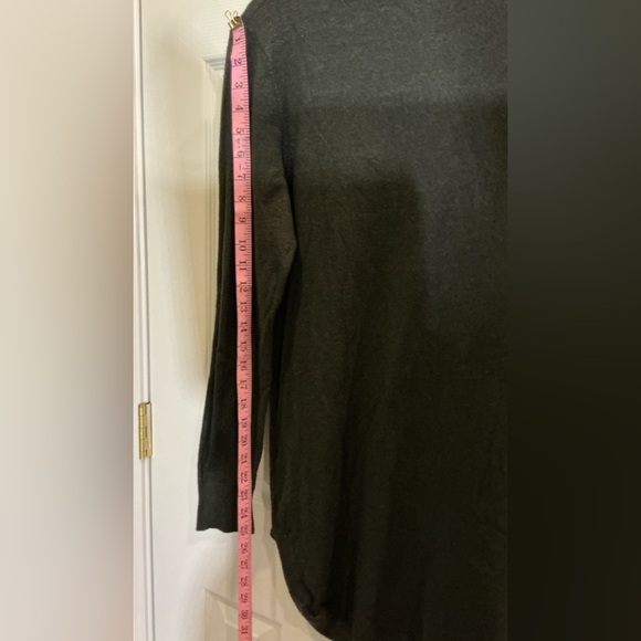 Cyrus Dark Evergreen Long Sleeve Sweater - Picture 4 of 5